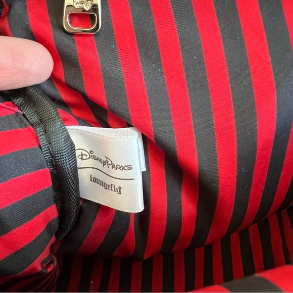 Disney Parks Loungefly Backpack 101 Dalmatians Gray Stripe - Picture 12 of 14